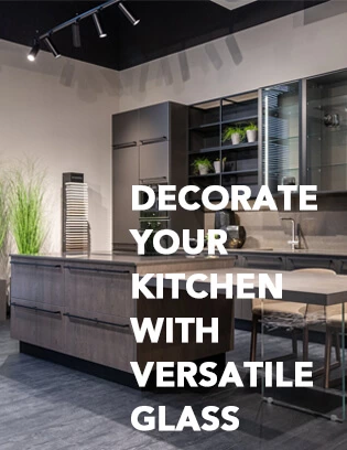 Glass Kitchen Cabinet Doors for Modern Custom Kitchens