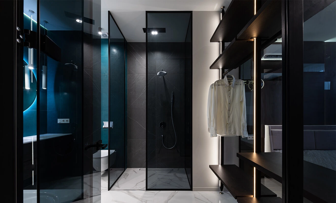 custom wardrobe design for small bedroom space constraints
