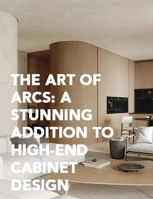 Curved Cabinet Design Ideas for High-End Custom Homes