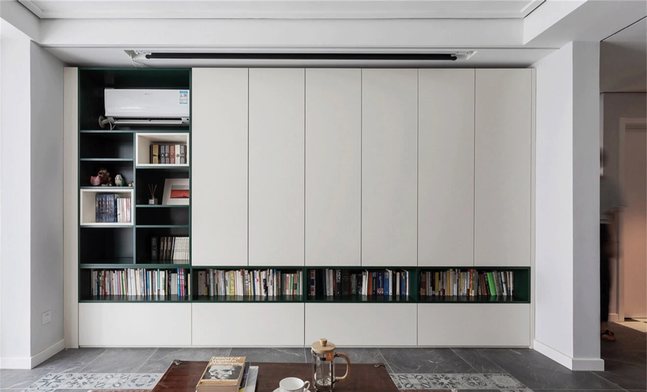 Whole house storage cabinet design for a clutter-free home