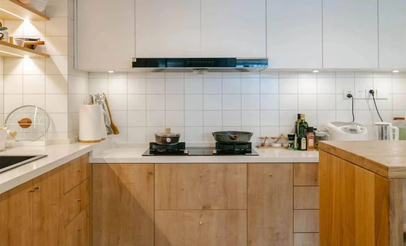 Kitchen cabinet storage design for cookware dishes and appliances
