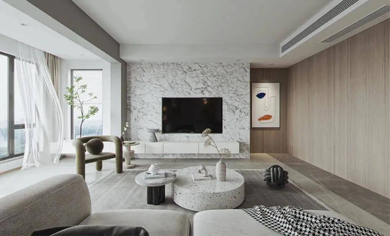 Marble and slate material options for a background wall Marble and slate material options for a background wall