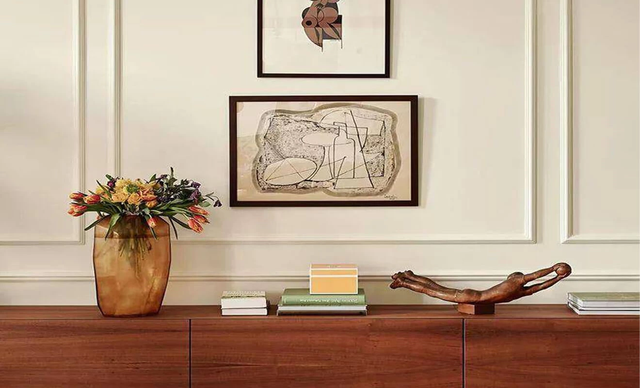 Gypsum molding home background wall design with decorative lines Gypsum molding home background wall design with decorative lines