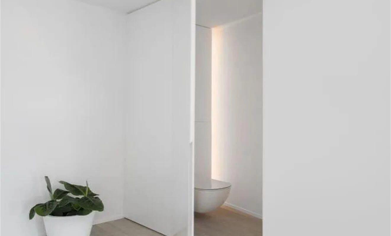 Concealed door handle overview for an invisible door design Concealed door handle overview for an invisible door design