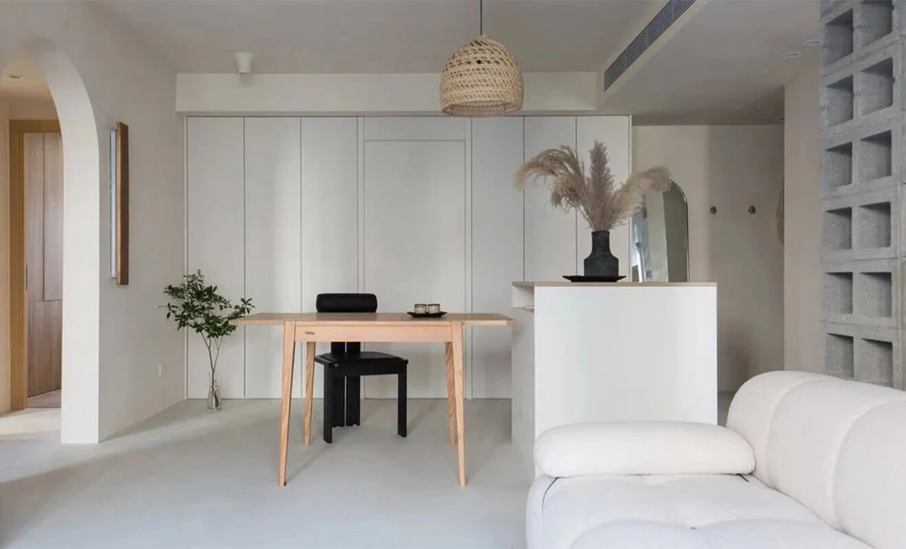 Cream color home decor creating a soft modern interior Cream color home decor creating a soft modern interior