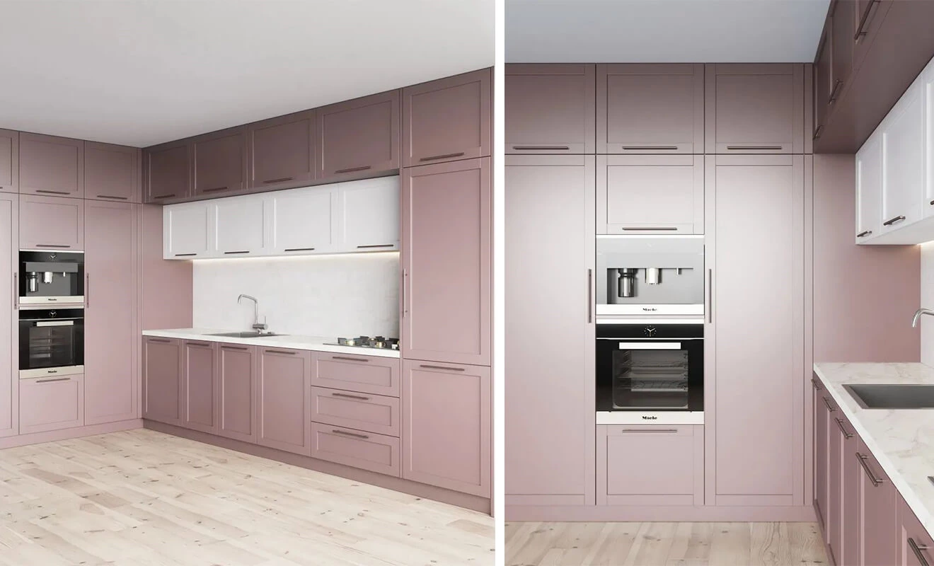 Modern classic kitchen cabinet details with elegant finishes Modern classic kitchen cabinet details with elegant finishes