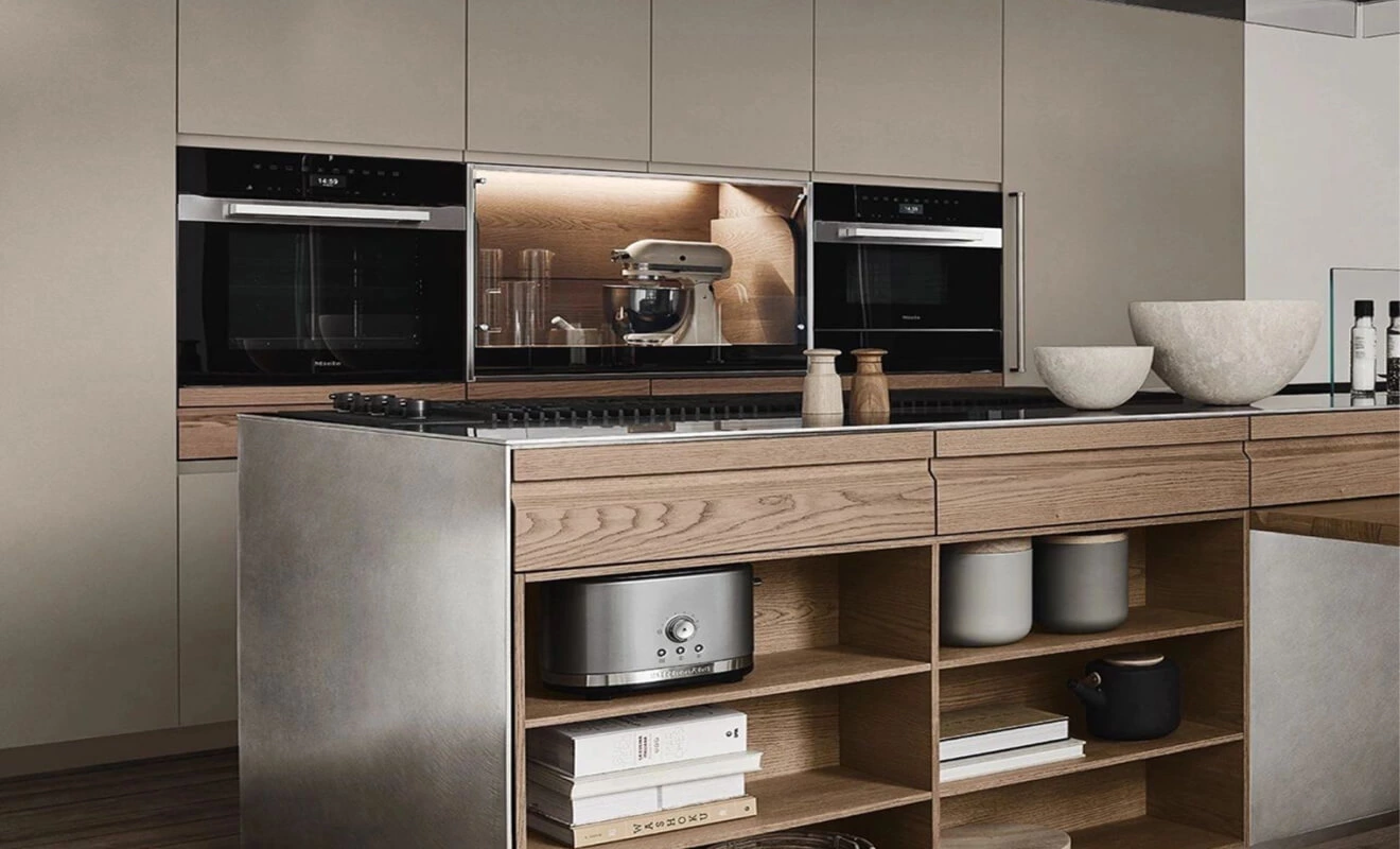 Kitchen island drawer storage for cookware and daily items Kitchen island drawer storage for cookware and daily items