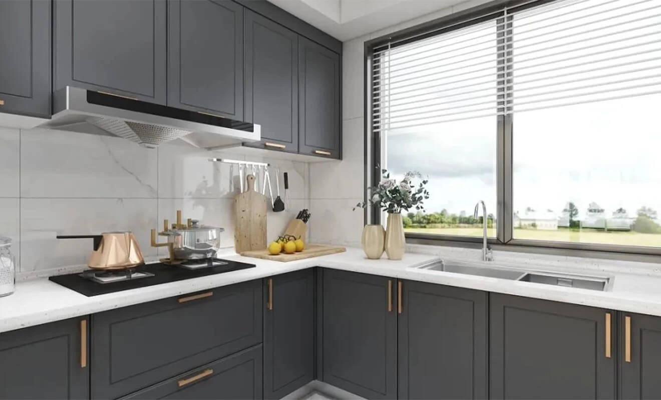 Kitchen countertop materials for a modern custom kitchen