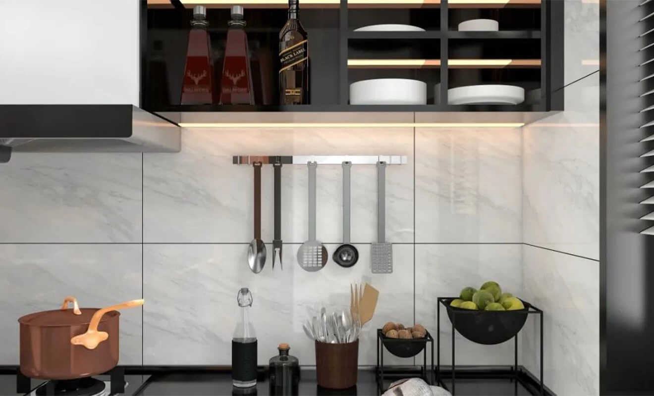 Kitchen washing area countertop with sink planning