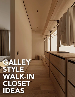 6 Galley Walk-In Closet Ideas for Long Narrow Spaces