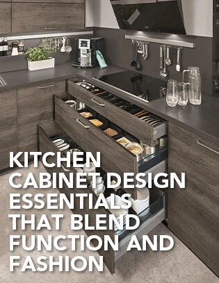 6 Kitchen Cabinet Design Ideas for Function and Style