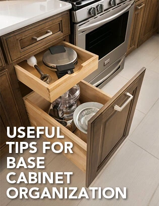 7 Kitchen Base Cabinet Organization Ideas for Smarter Storage