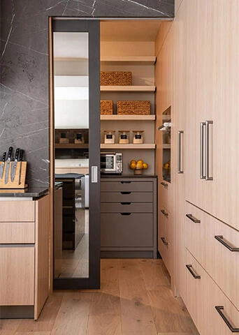 Modern Oak Wood Cabinets