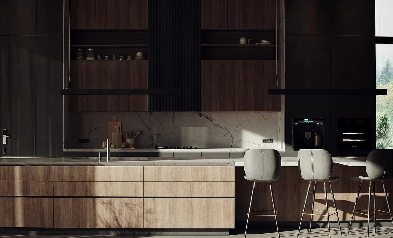 Melamine vs. Wood Veneer Finishes: Which is Better for Your Kitchen Cabinets