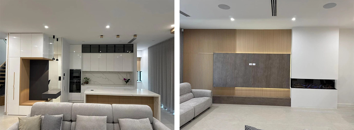 A Bright White-and-Wood Home for a Young Family in Adelaide