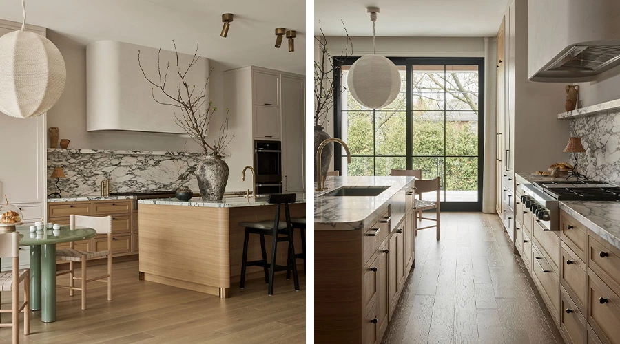 Soft-Minimalist Whole House Design with Marble Accents