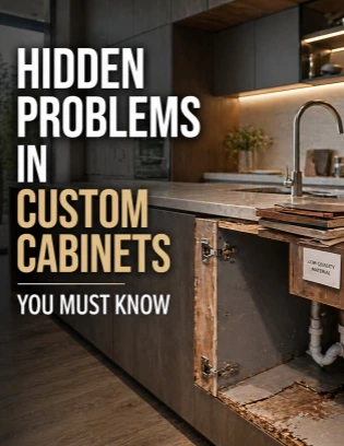 Hidden Problems in Custom Cabinets You Must Know