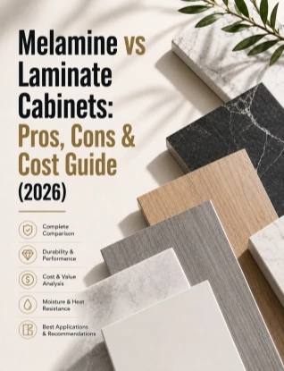 Melamine vs Laminate Cabinets: Complete Guide (2026)