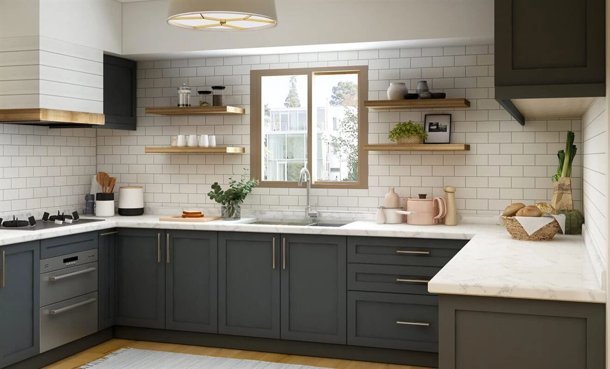 Modern grey kitchen cabinets ideas for custom kitchen design