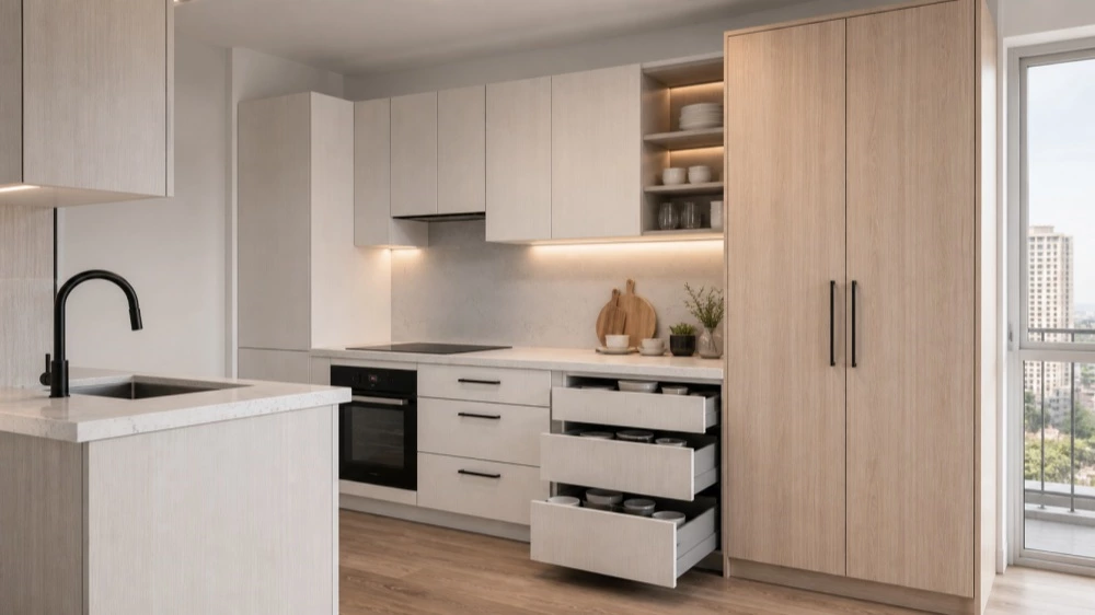 Melamine vs PET Cabinets: Pros, Cons, Cost & Best Uses