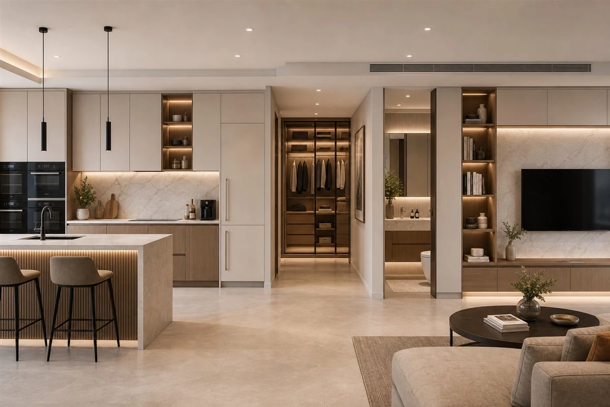 custom interior cabinet design styles for kitchen wardrobe bathroom and living room