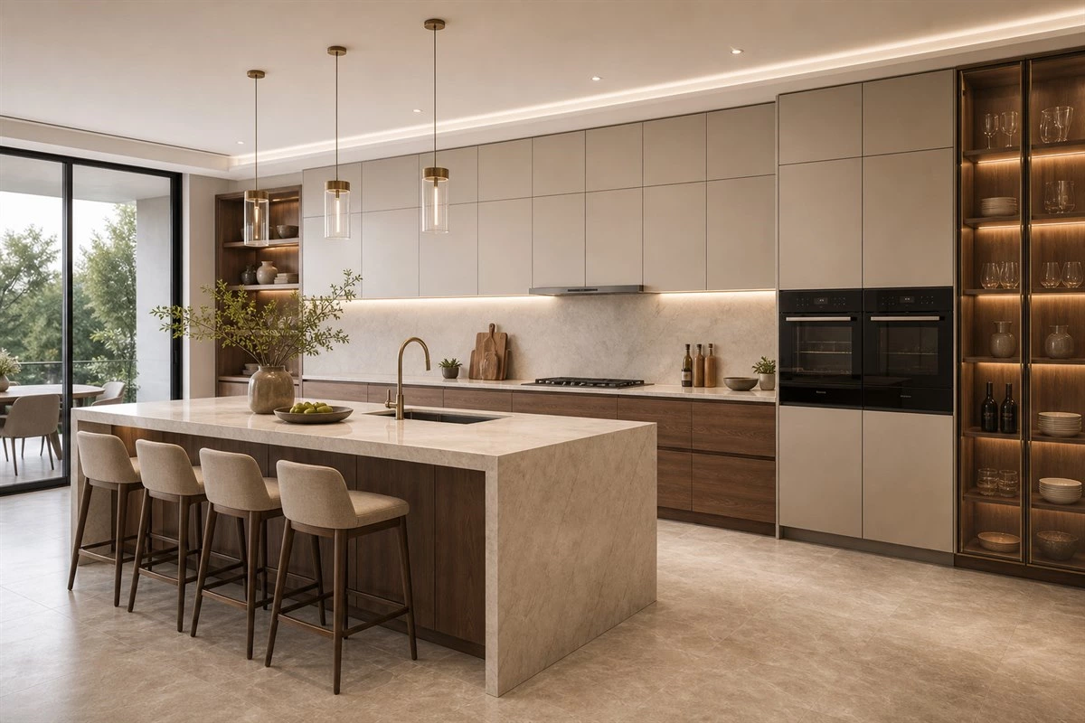 Two-tone custom kitchen cabinet ideas for 2026