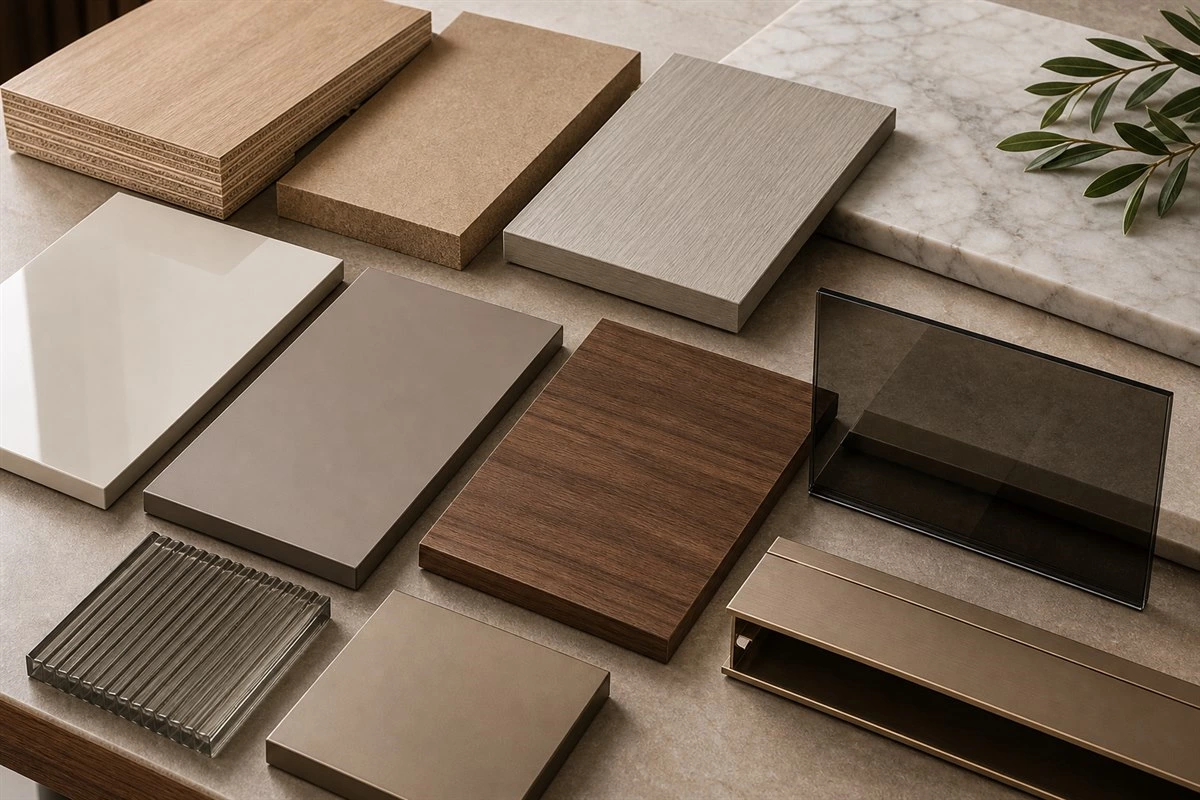 Best materials for modern custom kitchen cabinets