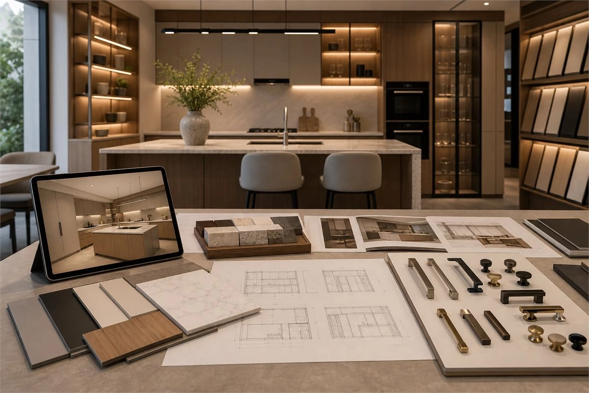 ALLURE custom kitchen cabinet layout planning