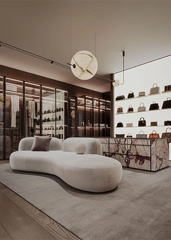 Luxury Stone Closet | High-End Custom Walk-In Closet Series