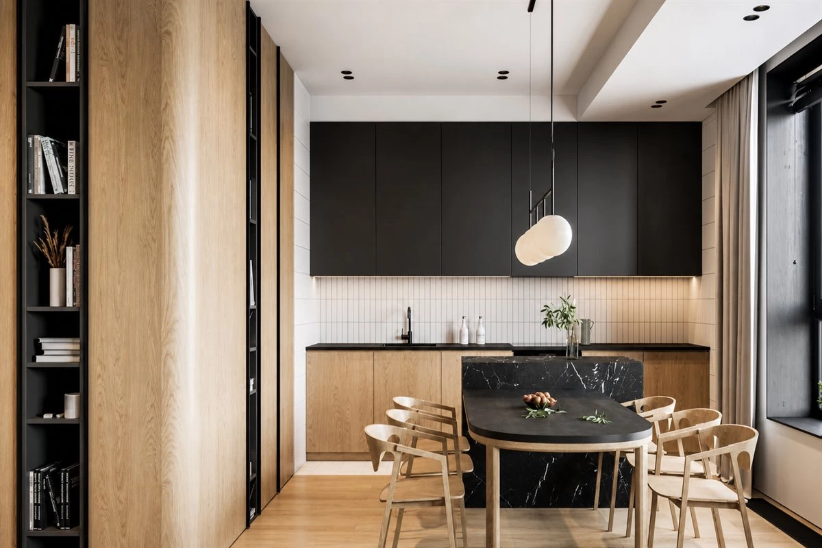 Open Kitchen Diner Designs for Modern Homes Open kitchen diner design with connected living and dining spaces