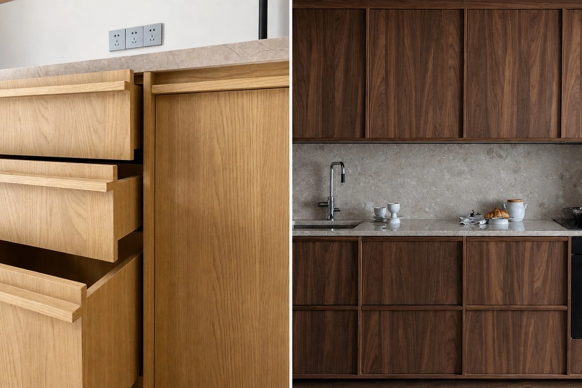 Skeletal framework design defining high-end cabinet units