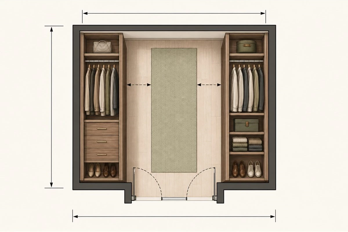 9 Walk-In Closet Dimensions for Better Layouts