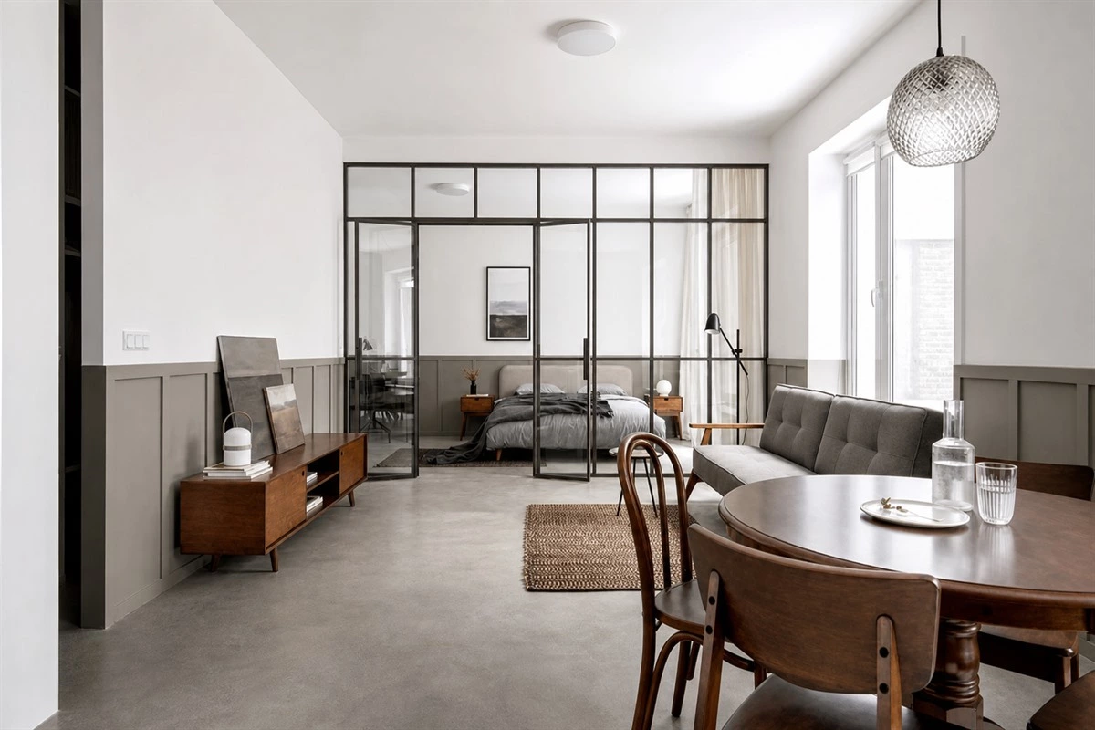 Full-wall panel coverage for an accent wall bedroom