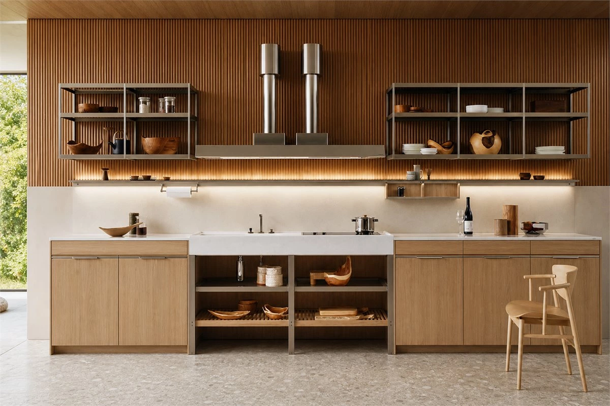 Durable custom kitchen cabinet hardware with smooth drawers and doors