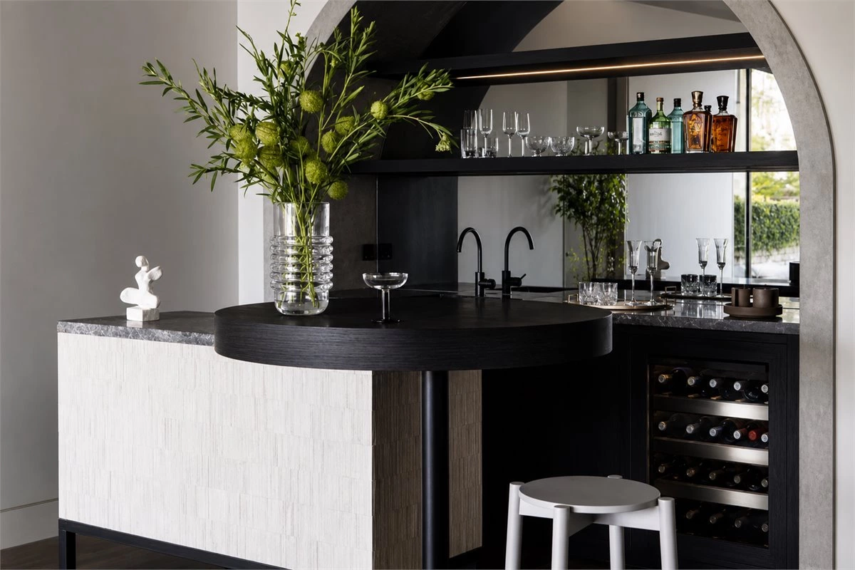 Custom Wine Cellar Cabinets and Display Storage Custom wine cellar cabinets with bottle display and ambient lighting