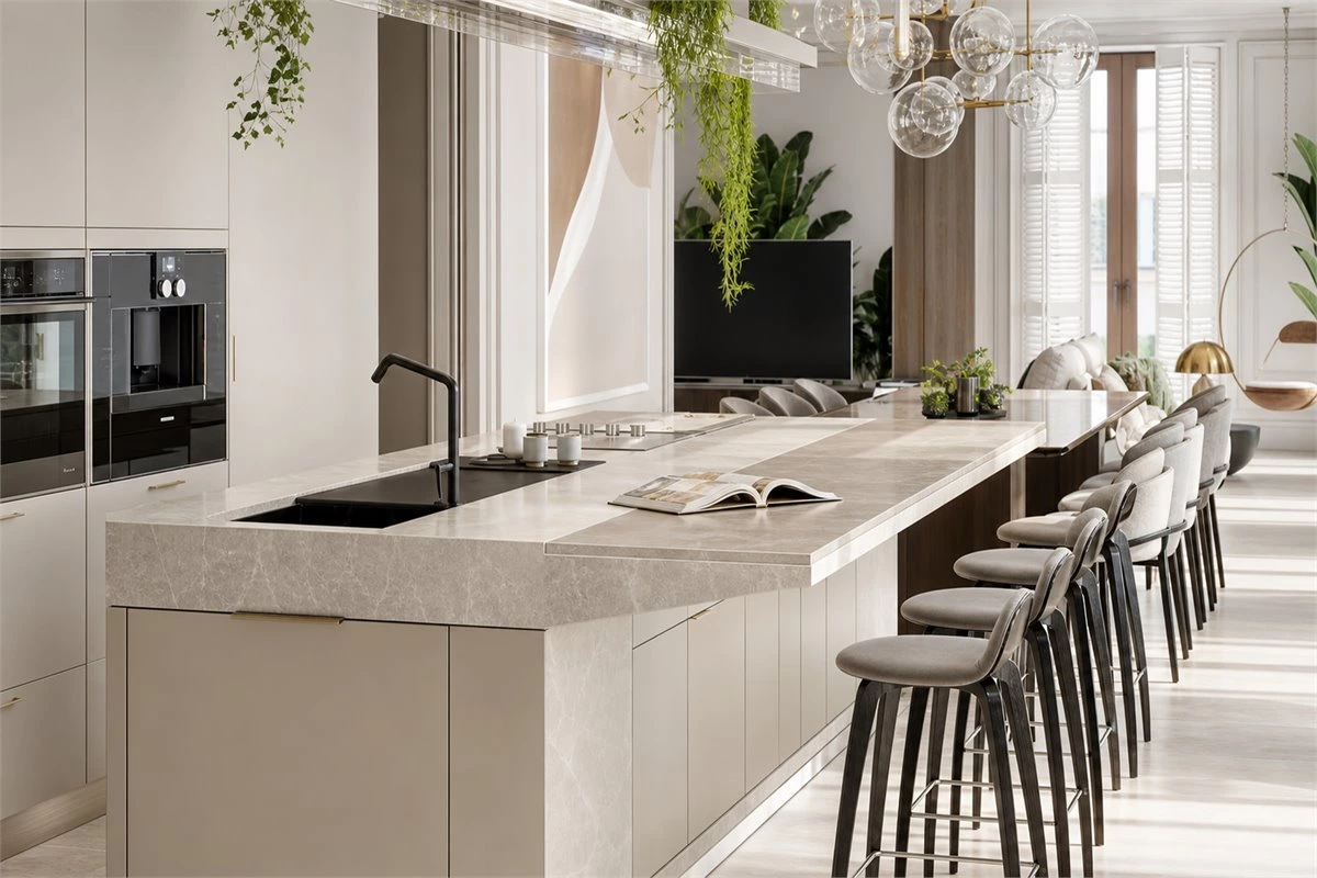 Kitchen Island Storage Drawers Kitchen island storage with drawers and organized cabinetry