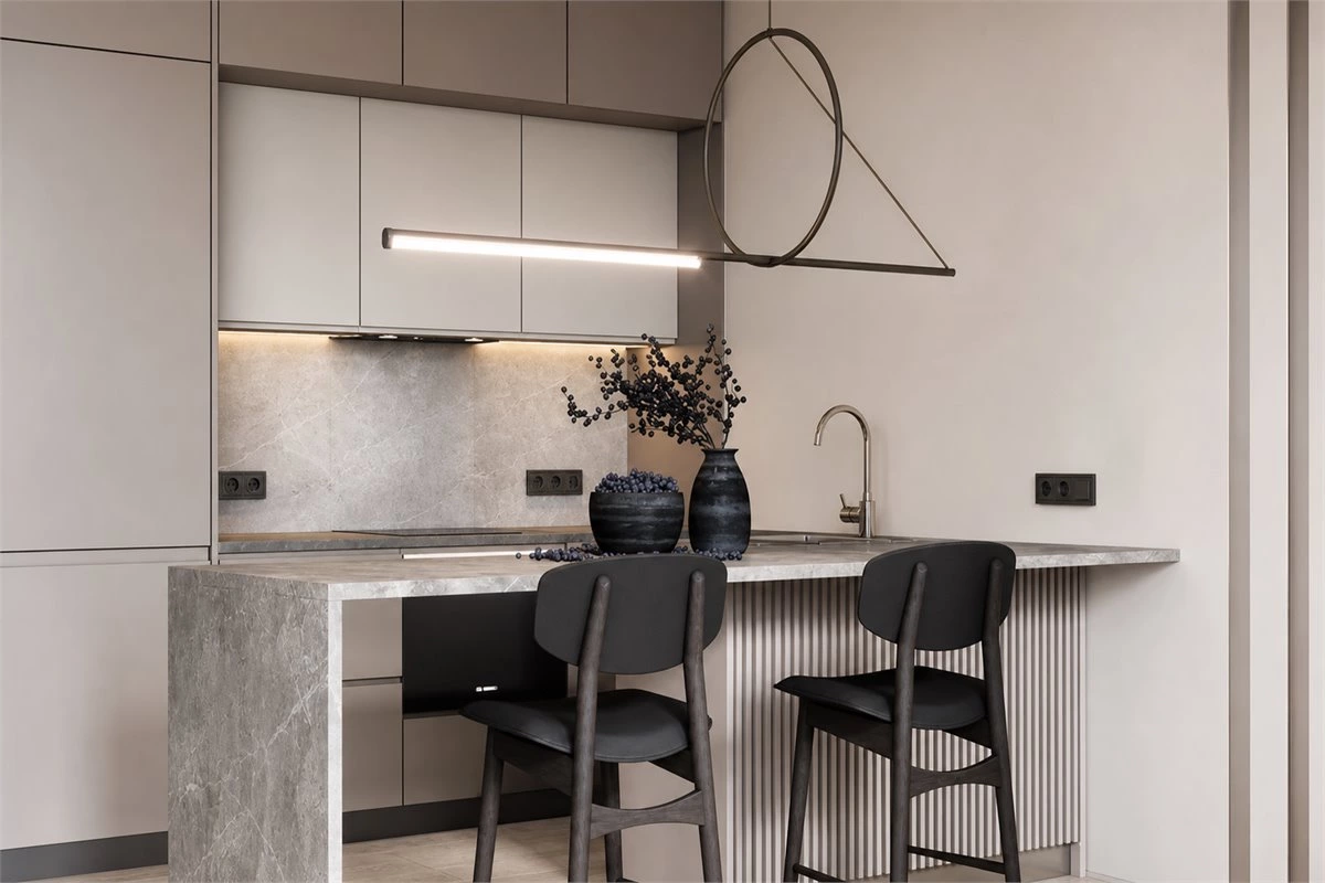 Kitchen Island Dining Seating Custom kitchen island with dining seating for a modern home
