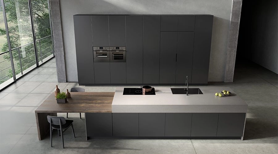 Industrial Minimalist Kitchen Cabinets | The Balance Between Order and Warmth