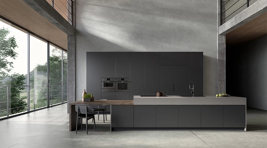 Industrial Minimalist Kitchen Cabinets | The Balance Between Order and Warmth