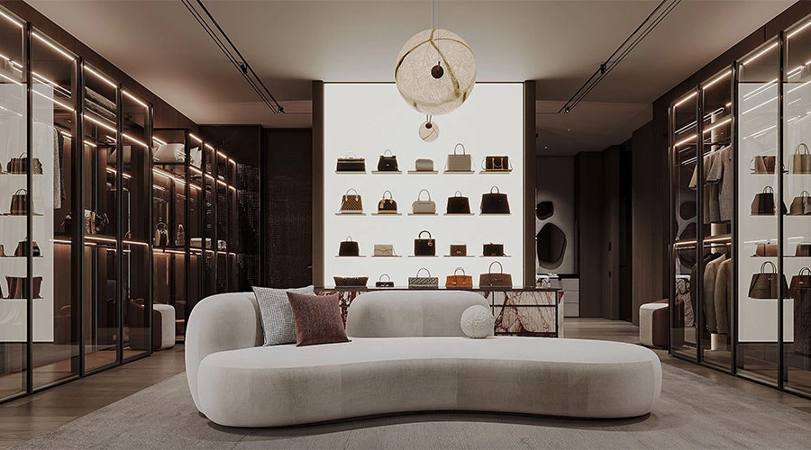 Luxury Stone Closet | High-End Custom Walk-In Closet Series