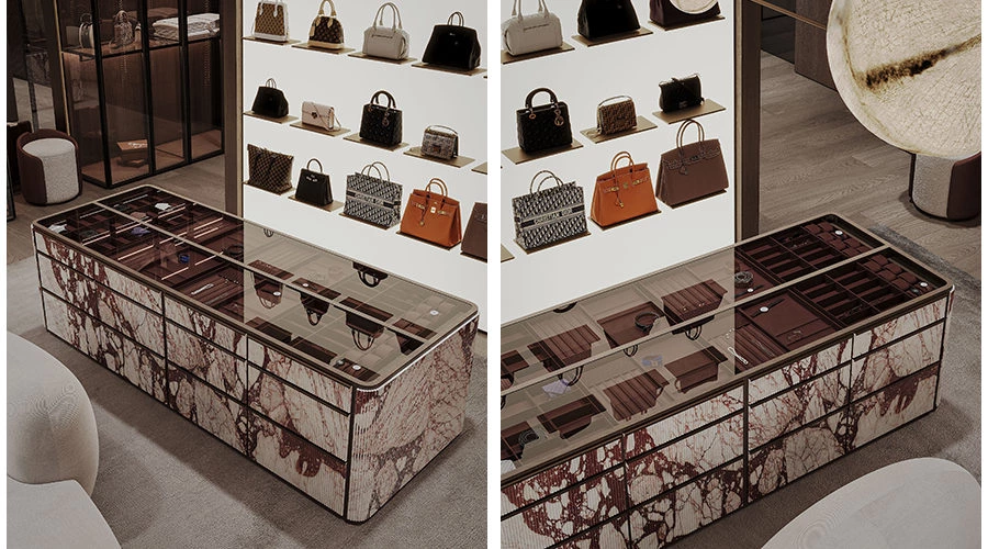 Luxury Stone Closet | High-End Custom Walk-In Closet Series