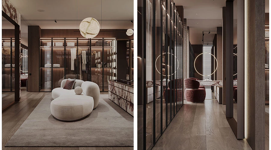 Luxury Stone Closet | High-End Custom Walk-In Closet Series