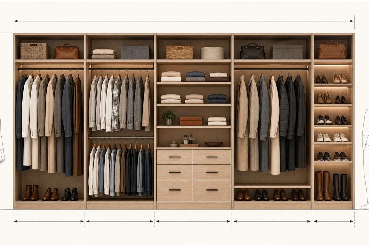 9 Walk-In Closet Dimensions for Better Layouts