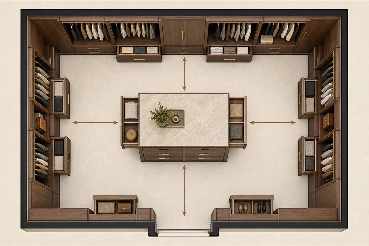 9 Walk-In Closet Dimensions for Better Layouts