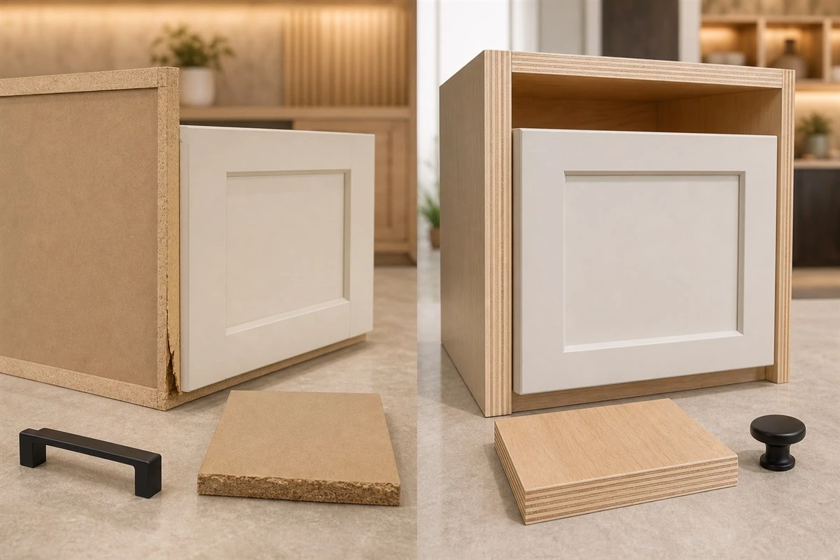 common mistakes when choosing MDF and plywood cabinet materials