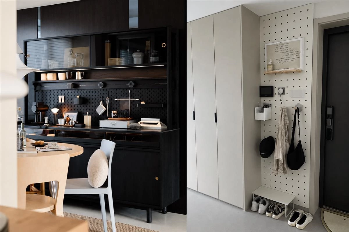Over-the-door storage accessories for pantry and cabinet organization