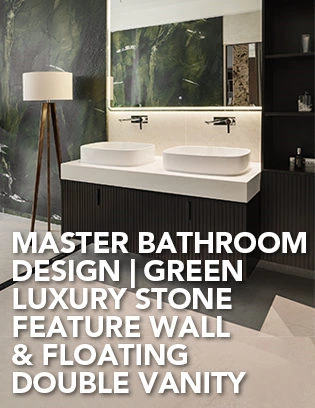 Green Stone Bathroom | Master Bathroom Design