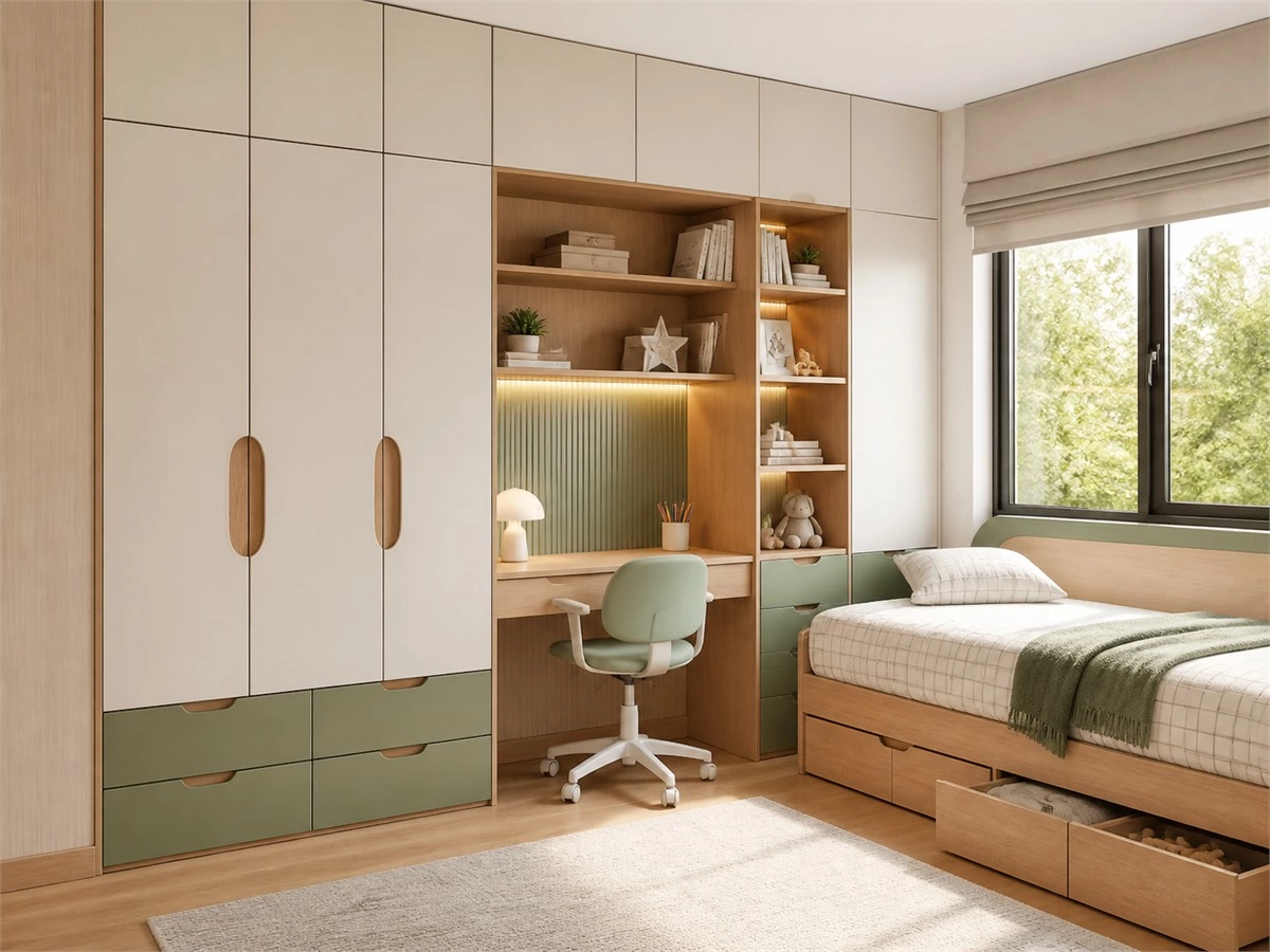 Kids Room Wardrobe Design: Storage Zones, Safety and Growing Needs