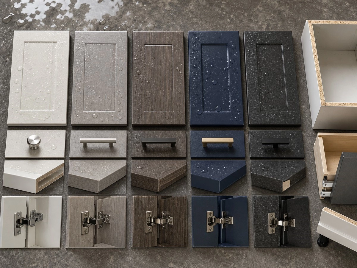 Moisture resistant kitchen cabinet materials comparison for humid climates