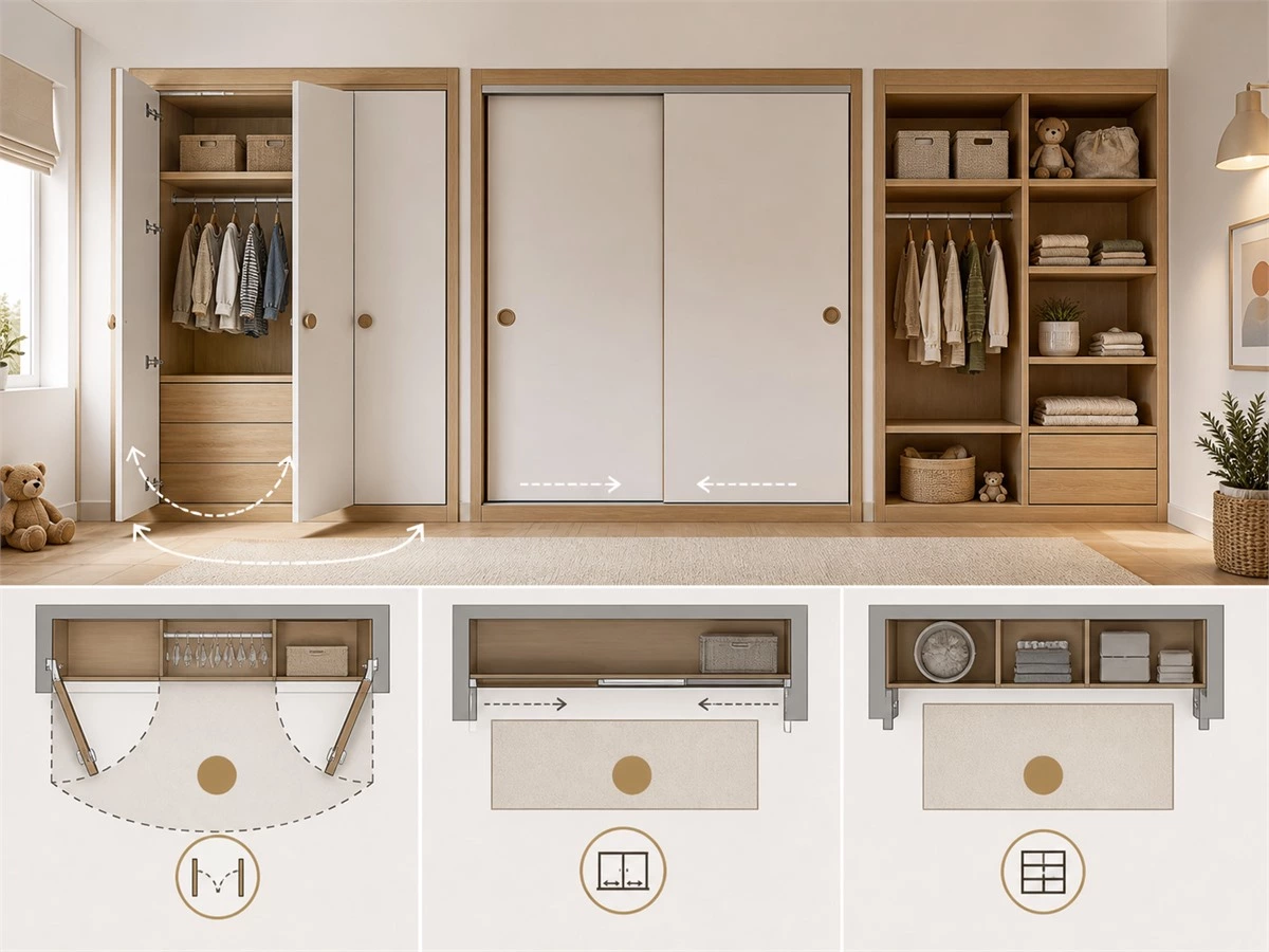 Kids Room Wardrobe Design: Storage Zones, Safety and Growing Needs